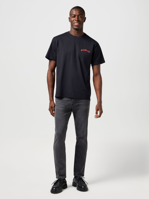Wrangler Blugi Gri Inchis LARSTON Slim Tapered Barbati [1]