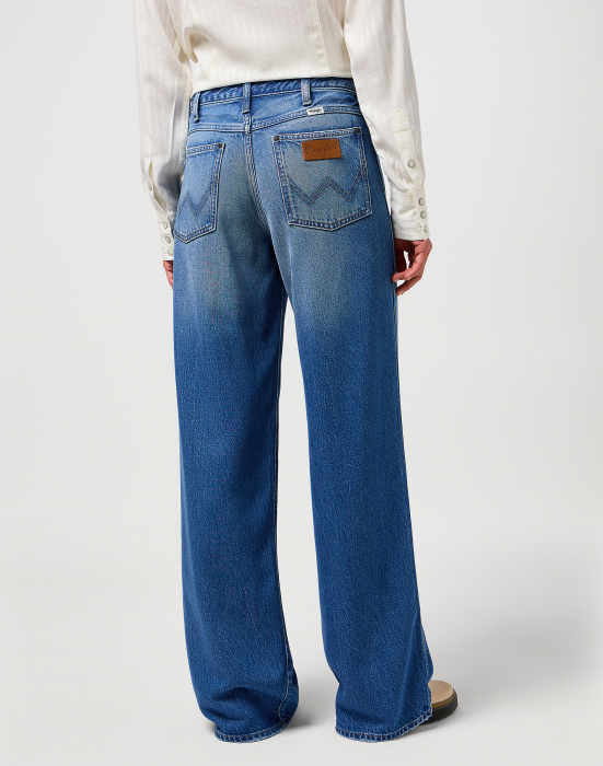 Wrangler Женские Джинсы Синие WORLD WIDE Wide Leg [2]