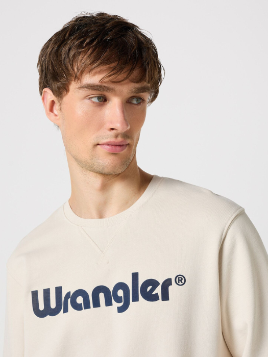 Wrangler Мужской Свитшот Белый Regular [3]