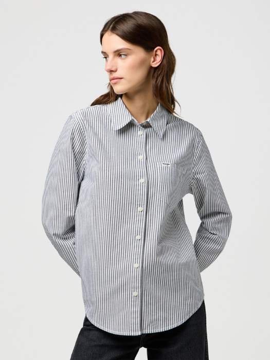 Wrangler Рубашка Alb/Gri Regular [2]