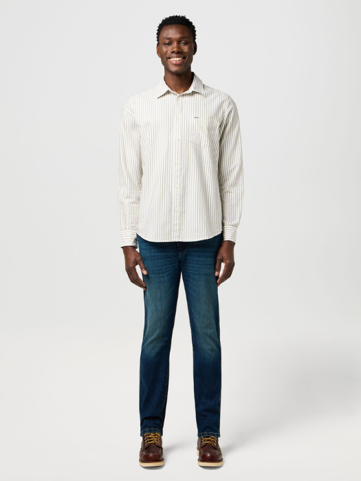 Wrangler Мужская Рубашка Сиреневая Regular [1]