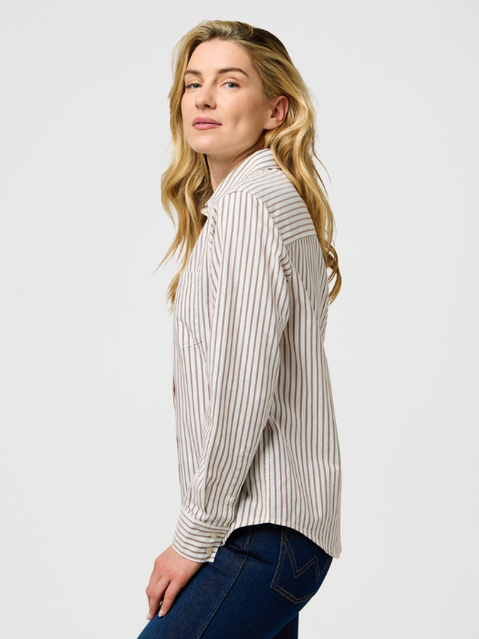 Wrangler Рубашка Alb/Lila Regular [3]
