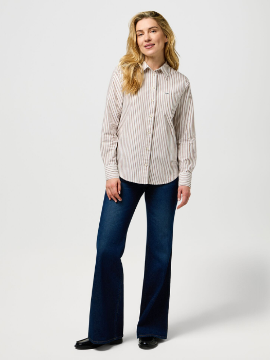 Wrangler Рубашка Alb/Lila Regular [4]