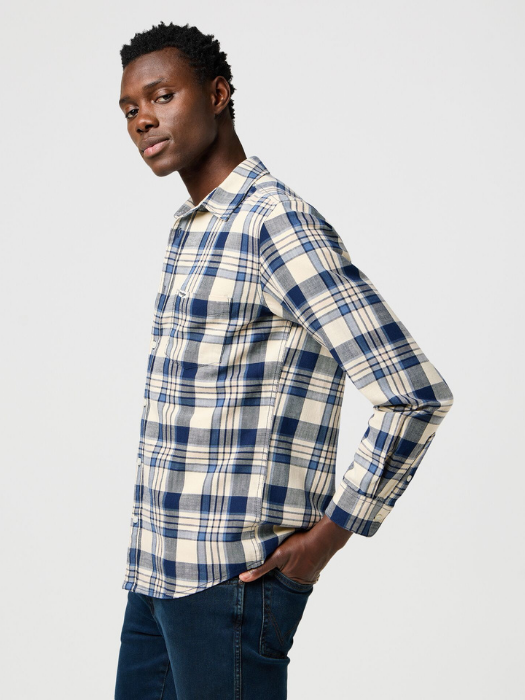 Wrangler Camasa Navy Regular Barbati [3]