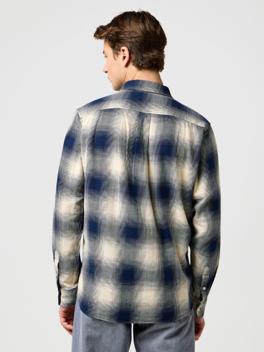 Wrangler Camasa Navy Regular Barbati [2]
