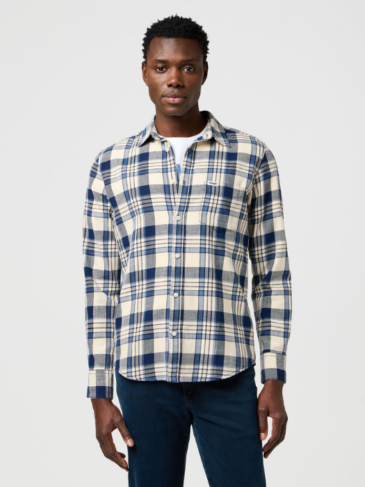 Wrangler Camasa Navy Regular Barbati [2]