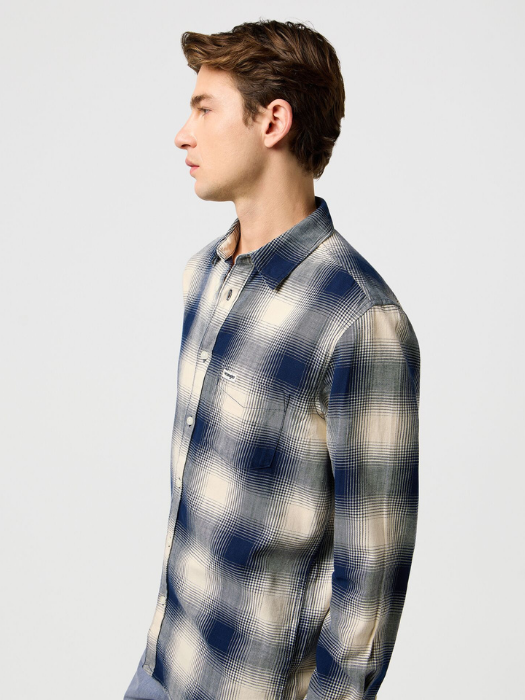 Wrangler Camasa Navy Regular Barbati [3]