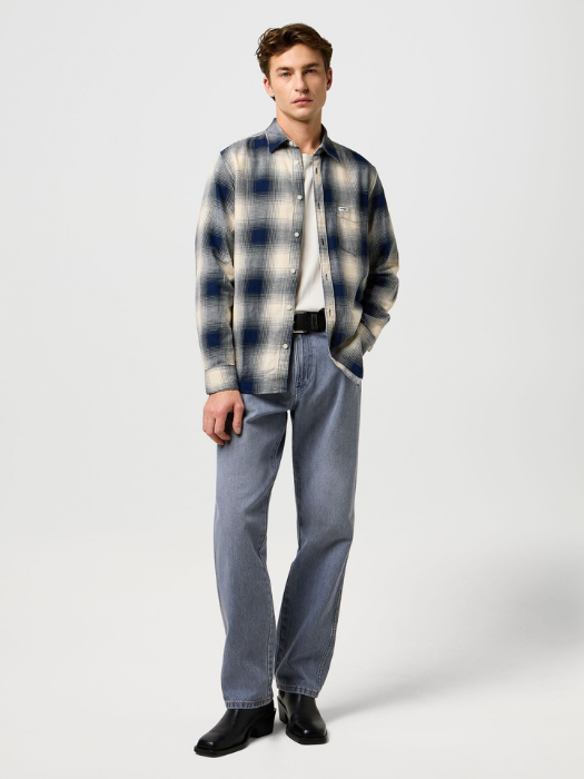 Wrangler Camasa Navy Regular Barbati [5]