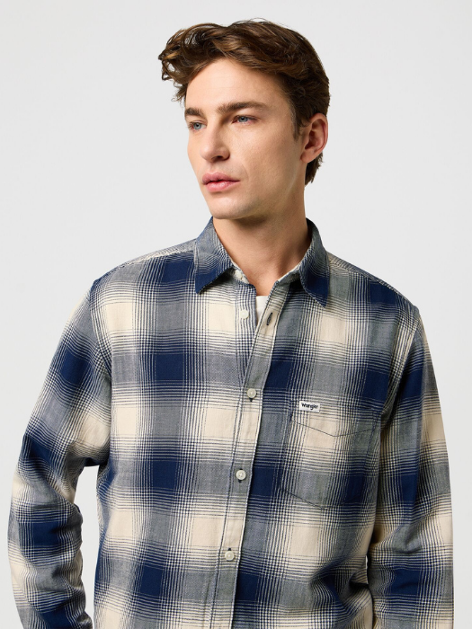 Wrangler Camasa Navy Regular Barbati [4]