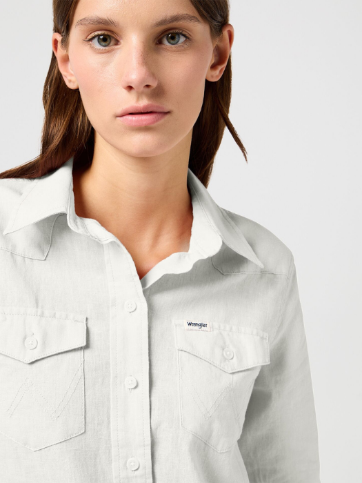 Wrangler Женская Рубашка Белая Slim [4]