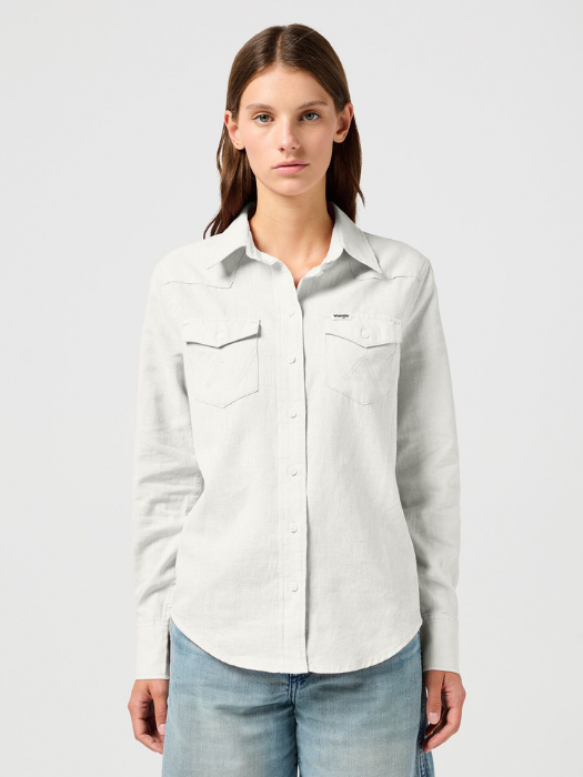Wrangler Женская Рубашка Белая Slim [1]