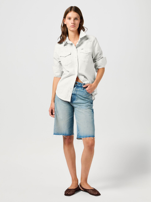 Wrangler Женская Рубашка Белая Slim [5]
