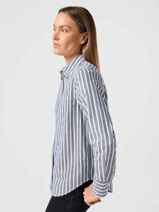 Wrangler Camasa Albastra/Alba Regular Femei [3]