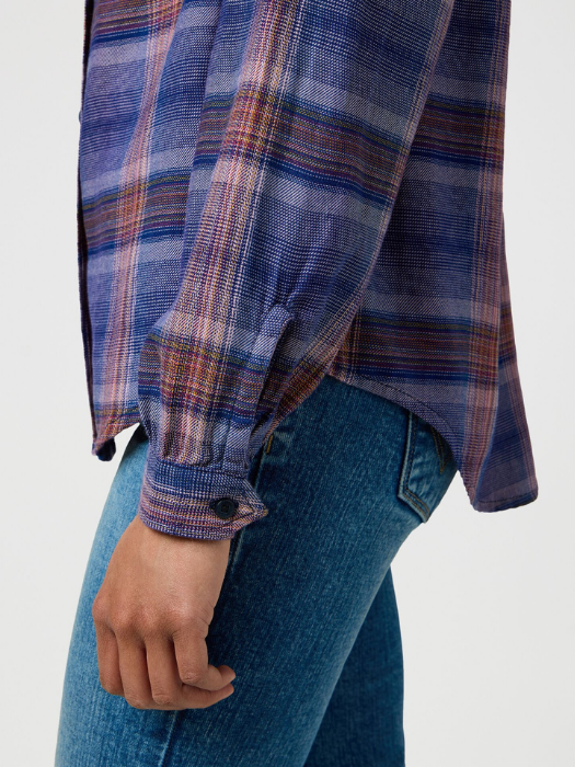 Wrangler Camasa Albastra Regular Femei [4]