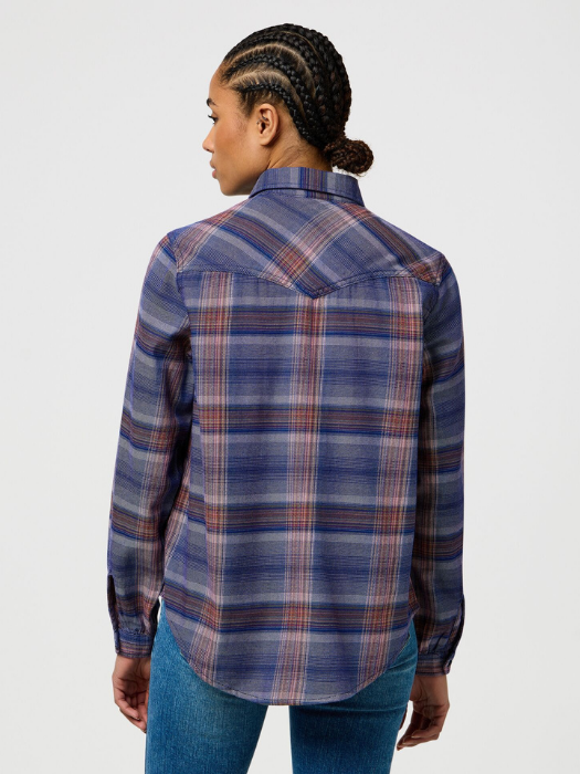 Wrangler Camasa Albastra Regular Femei [5]
