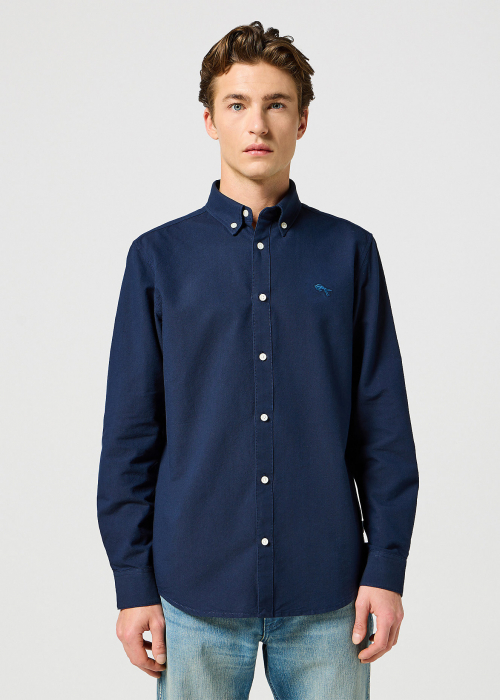Wrangler Camasa Regular Blue Barbati [1]