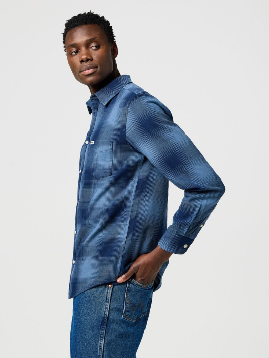 Wrangler Camasa Navy Regular Barbati [3]