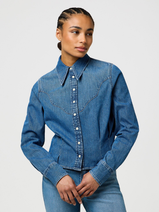 Wrangler Рубашка Blue Slim [1]