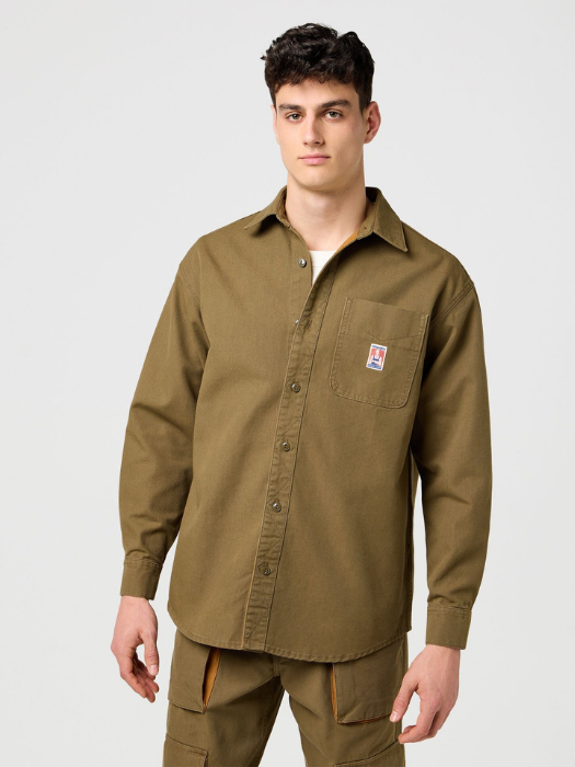 Wrangler Camasa Cafenie Oversized Barbati [2]
