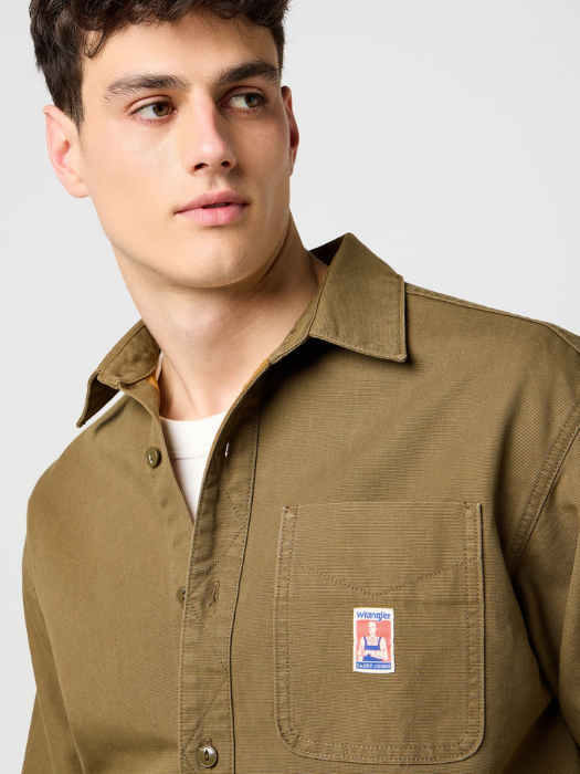 Wrangler Camasa Cafenie Oversized Barbati [3]