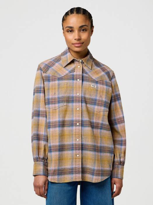 Wrangler Camasa Galbena Relaxed Femei [3]