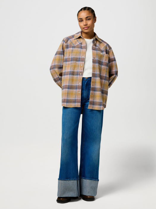 Wrangler Camasa Galbena Relaxed Femei [1]