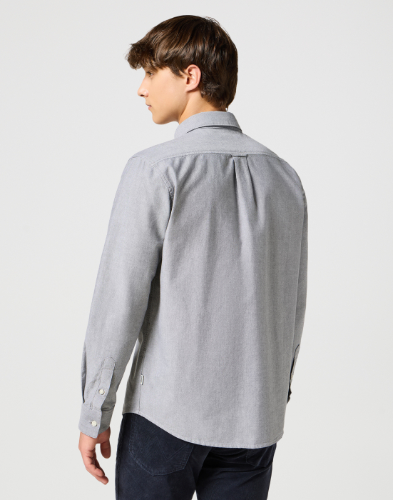 Wrangler Мужская Рубашка Серая Regular [3]