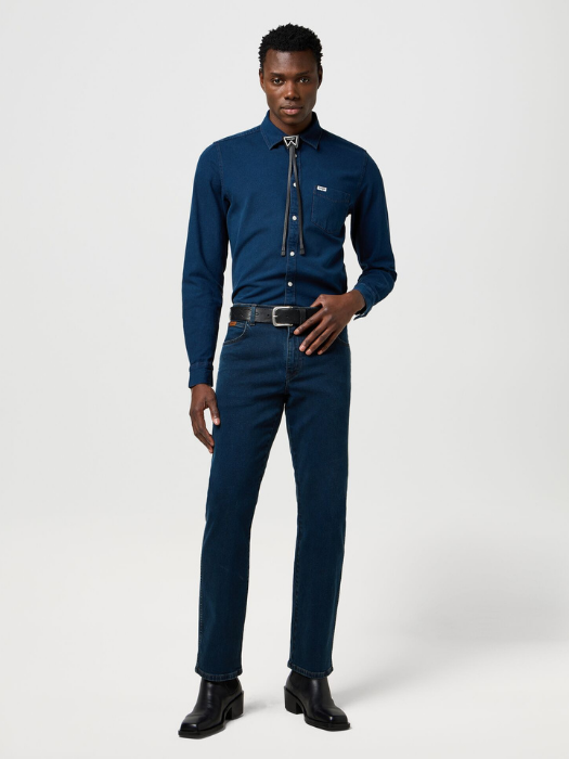 Wrangler Camasa Navy Regular Barbati [5]