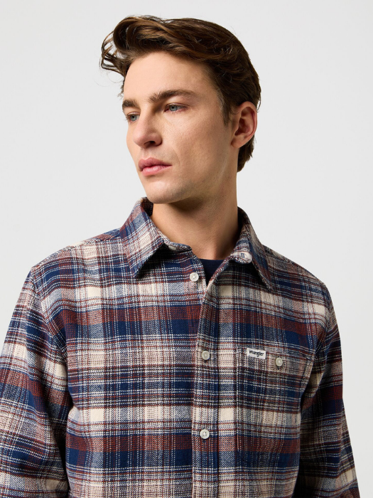 Wrangler Camasa Navy Regular Barbati [3]