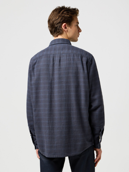 Wrangler Camasa Navy Relaxed Barbati [4]