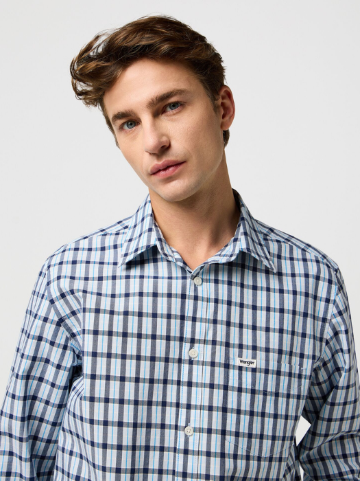 Wrangler Camasa Albastra Regular Barbati [3]