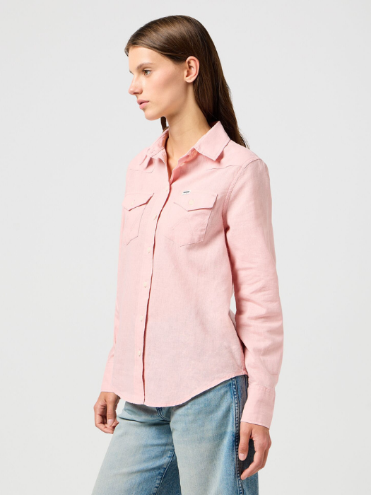 Wrangler Camasa Roz Deschis Slim Femei [3]