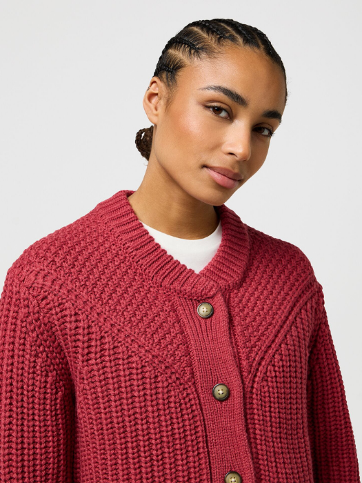 Wrangler Женский Кардиган Красный Regular [3]