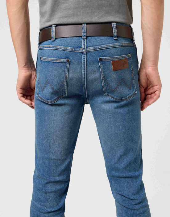 Wrangler Мужской Ремень Темно-Коричневый  [5]