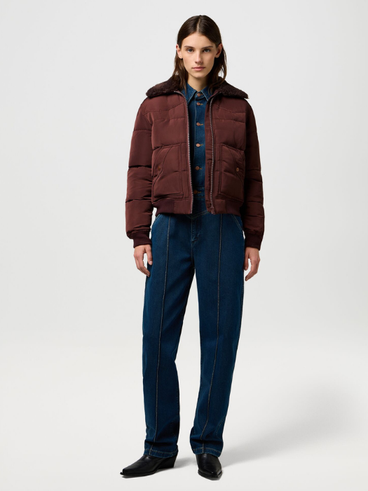 Wrangler Женская Куртка Коричневая Regular [1]