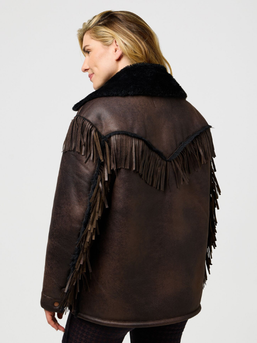 Wrangler Geaca Cafenie Relaxed Femei [6]