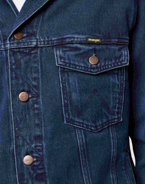 Wrangler Мужская Куртка Coalblue Stone Regular [5]