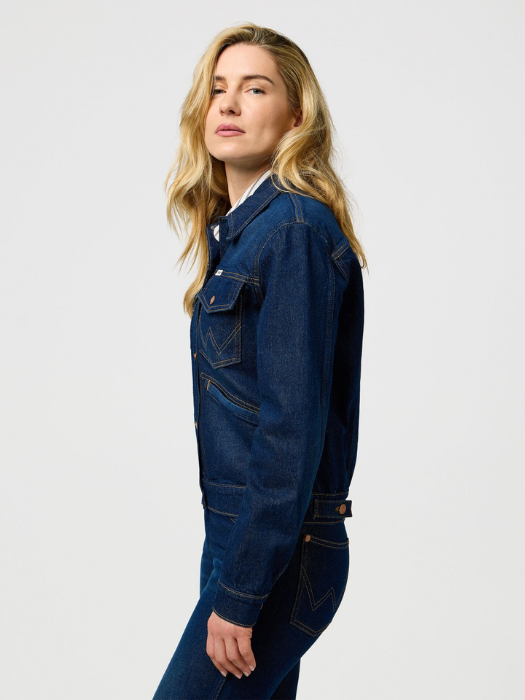 Wrangler Женская Куртка Темно-Синяя Regular [3]