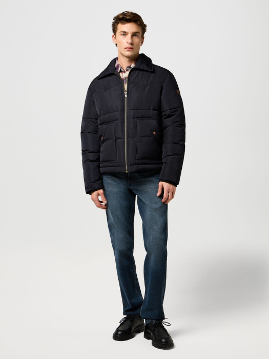 Wrangler Geaca Neagra Regular Barbati [1]