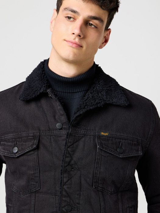 Wrangler Мужская Куртка Чёрная Regular [2]
