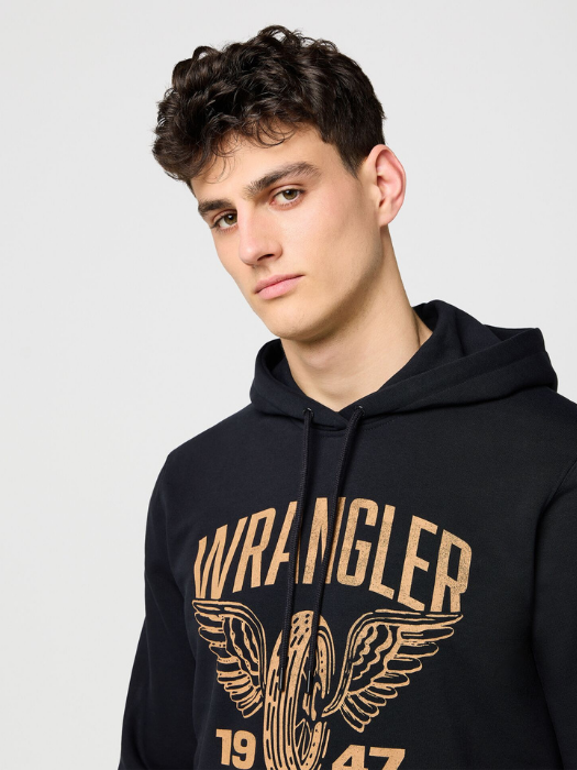 Wrangler Hanorac Negru Regular Barbati [3]
