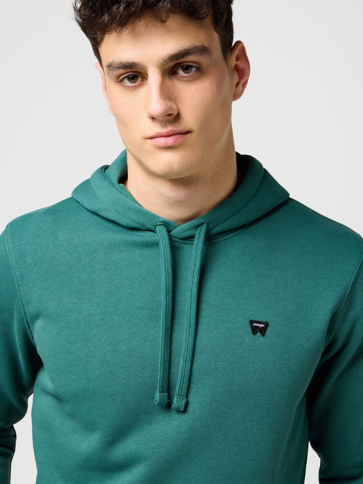 Wrangler Мужская Толстовка Зелёная Regular [2]