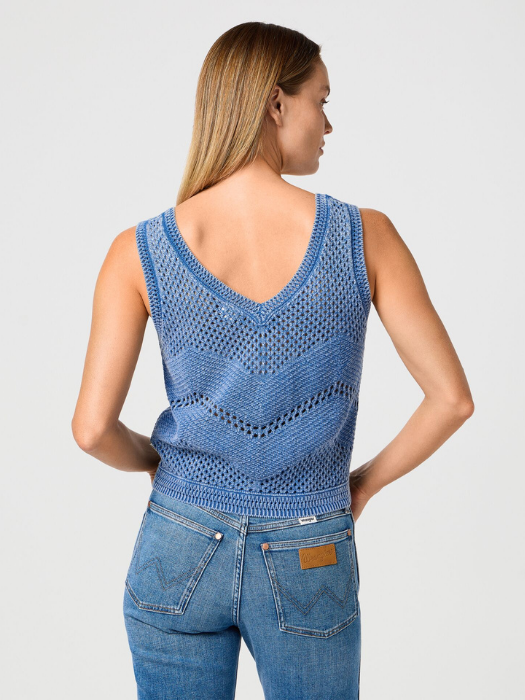 Wrangler Maiou Albastru Regular Femei [2]