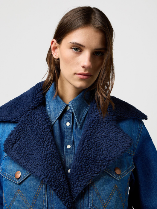Wrangler Mantou Blue Oversized Femei [4]