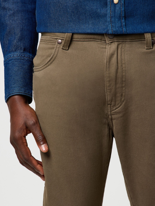 Wrangler Мужские Брюки Бежевые Slim Tapered [4]