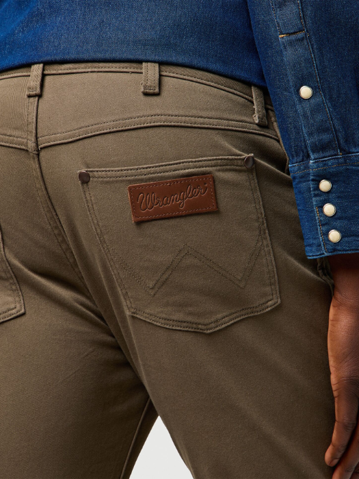 Wrangler Мужские Брюки Бежевые Slim Tapered [5]