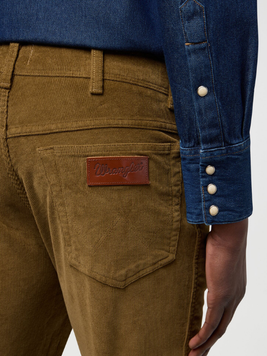 Wrangler Pantaloni Cafenii Authentic Straight Barbati [5]