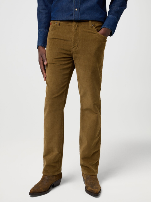 Wrangler Pantaloni Cafenii Authentic Straight Barbati [2]