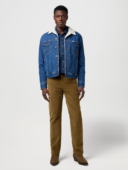 Wrangler Pantaloni Cafenii Authentic Straight Barbati [1]