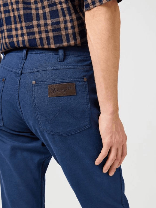 Wrangler Pantaloni Navy Regular Straight Barbati [4]
